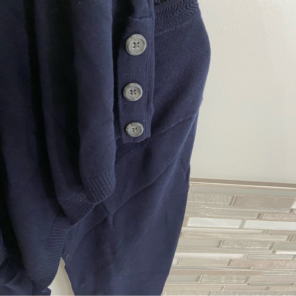 Talbots Plus Size Navy Blue Sweater - Picture 4 of 5